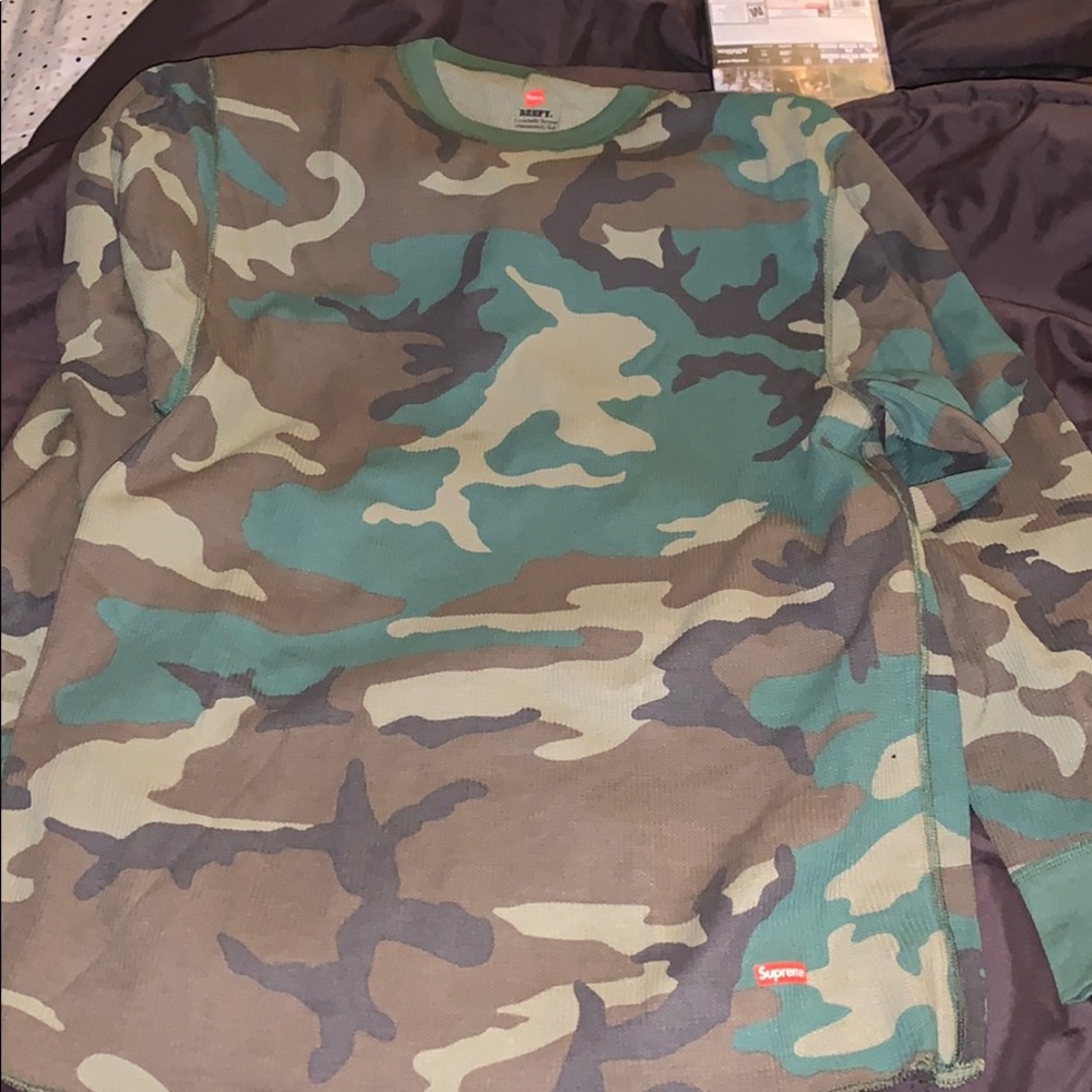 Supreme camo thermal